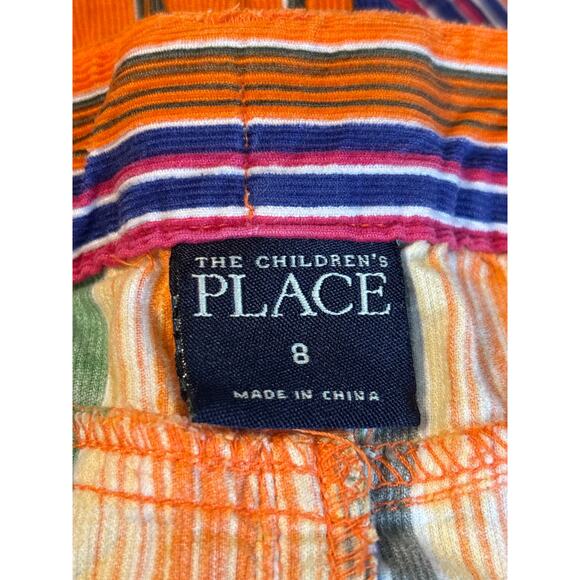 Girls Children's Place Corduroy Bright Mult Color Adjustable Waist Skirt Size 8 - Picture 3 of 4